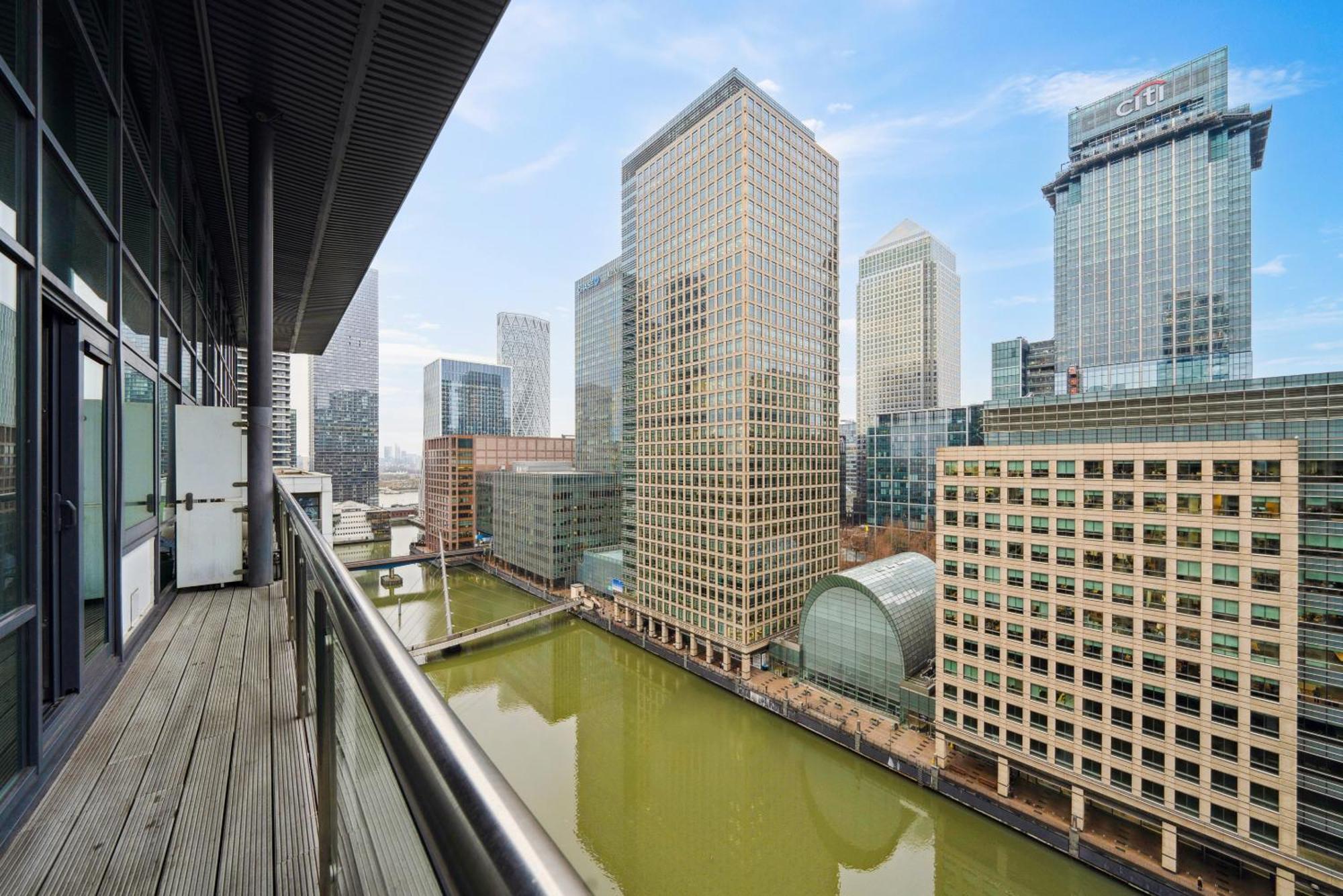 Canary Wharf Riverview 2Floor Penthouse Villa London Bagian luar foto