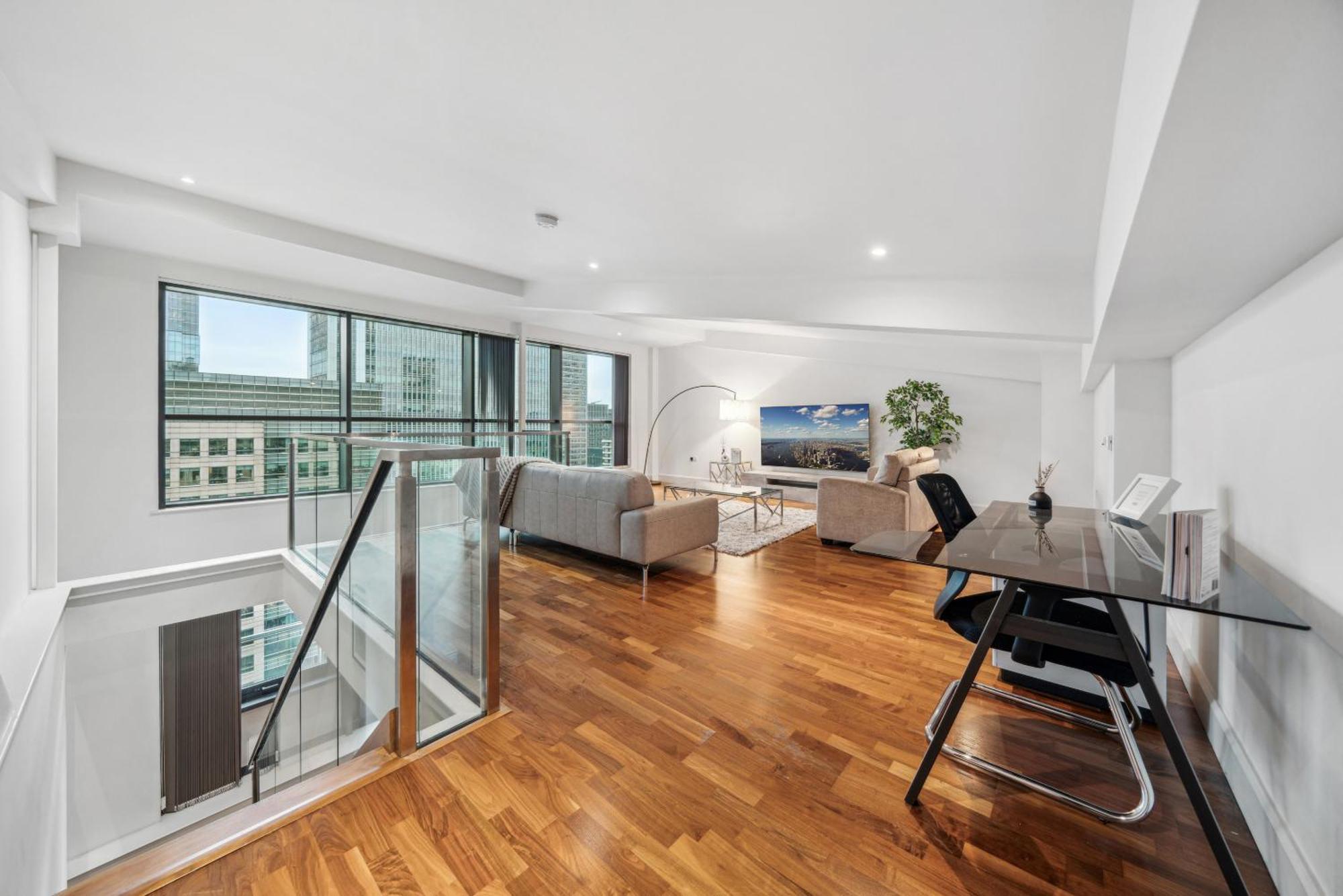 Canary Wharf Riverview 2Floor Penthouse Villa London Bagian luar foto